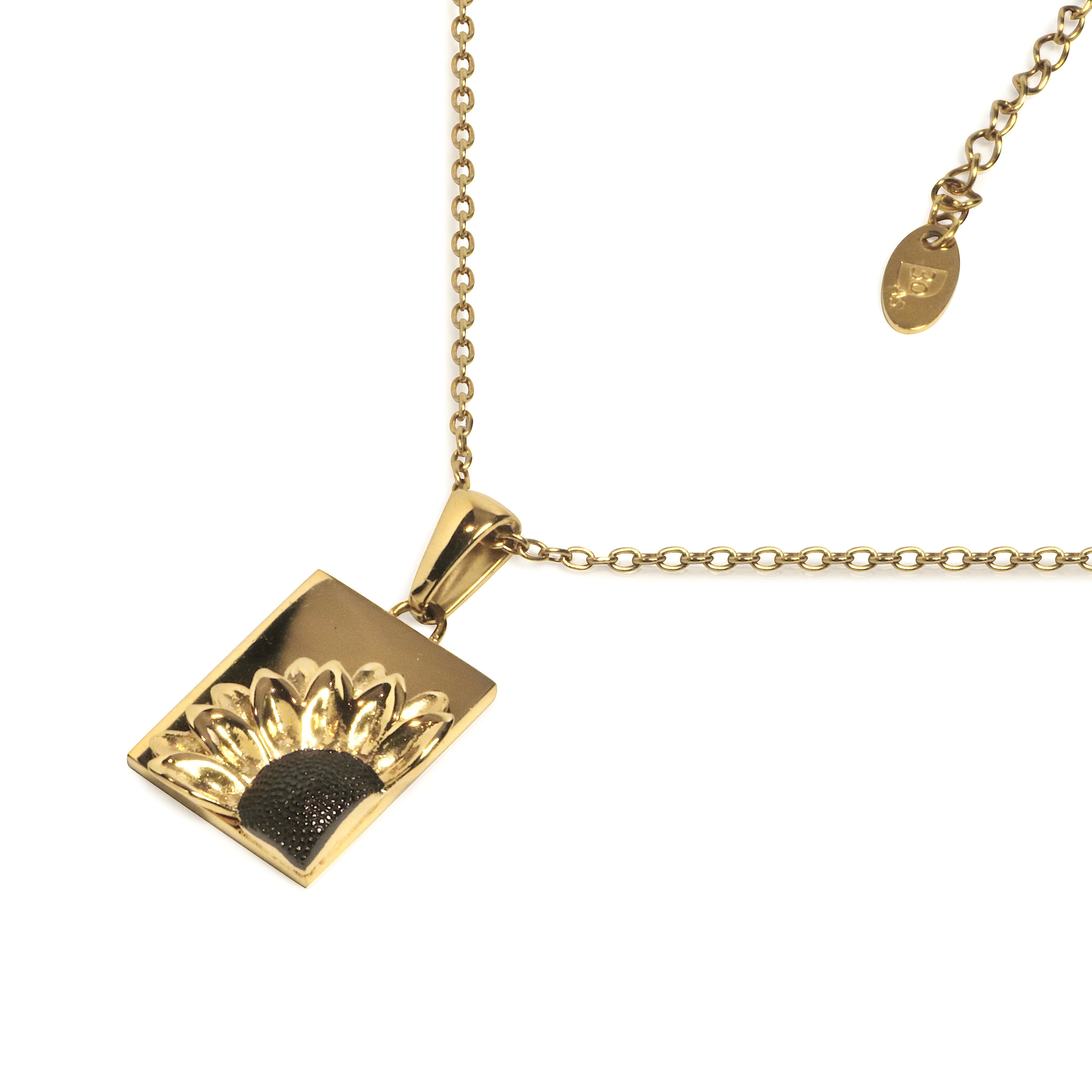 LG017 Sunlit Bloom Pendant Necklace