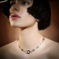 LG003 Interlinked Elegance Choker Necklace/Bracelet
