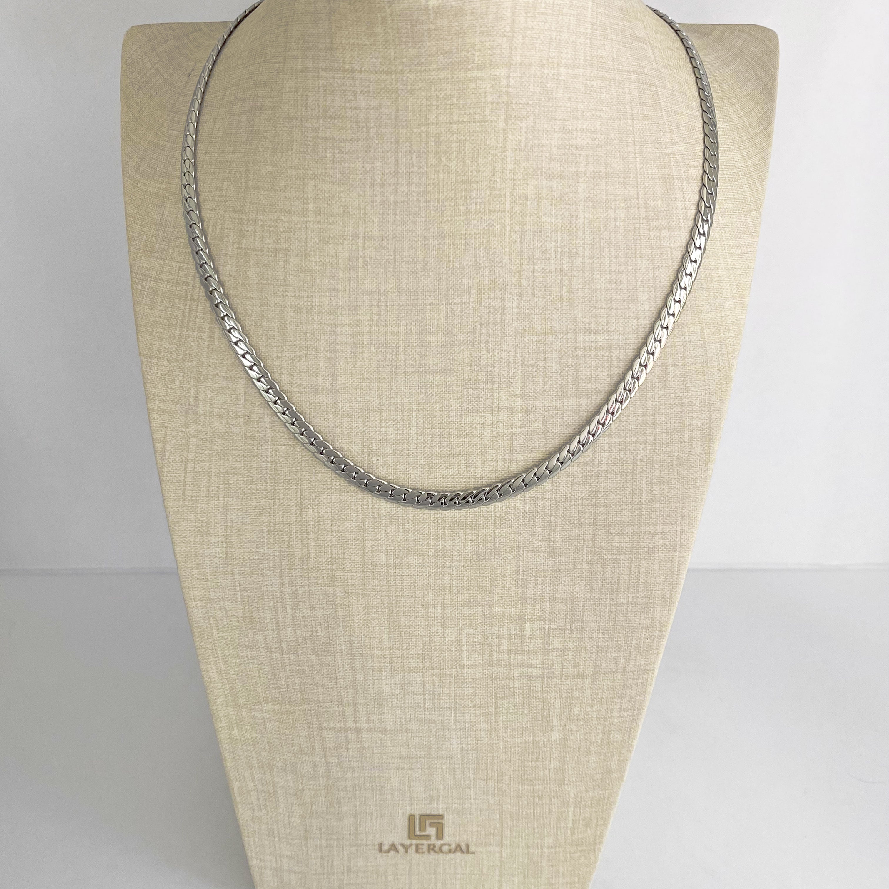 LG060 NK(4.5mm/6.5mm) Chain Necklace/Bracelet Set