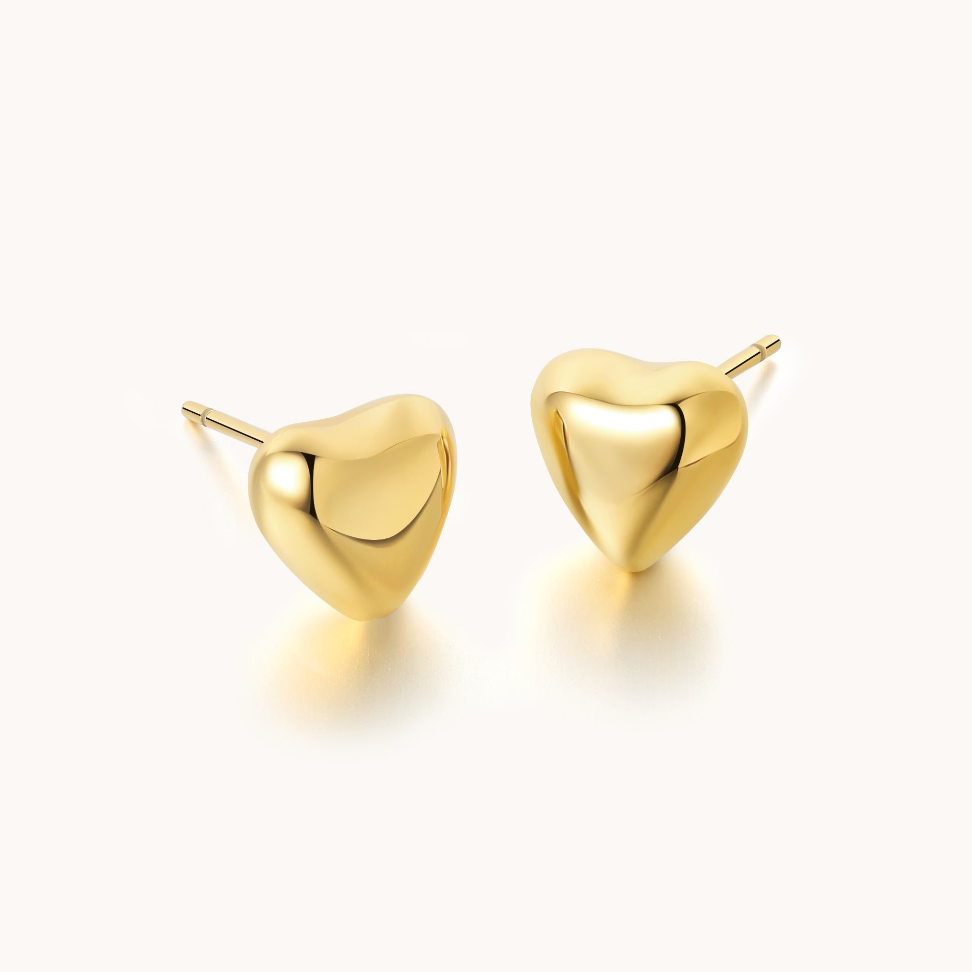 LG018 Facet Heart Pendant Necklace/Earrings Set