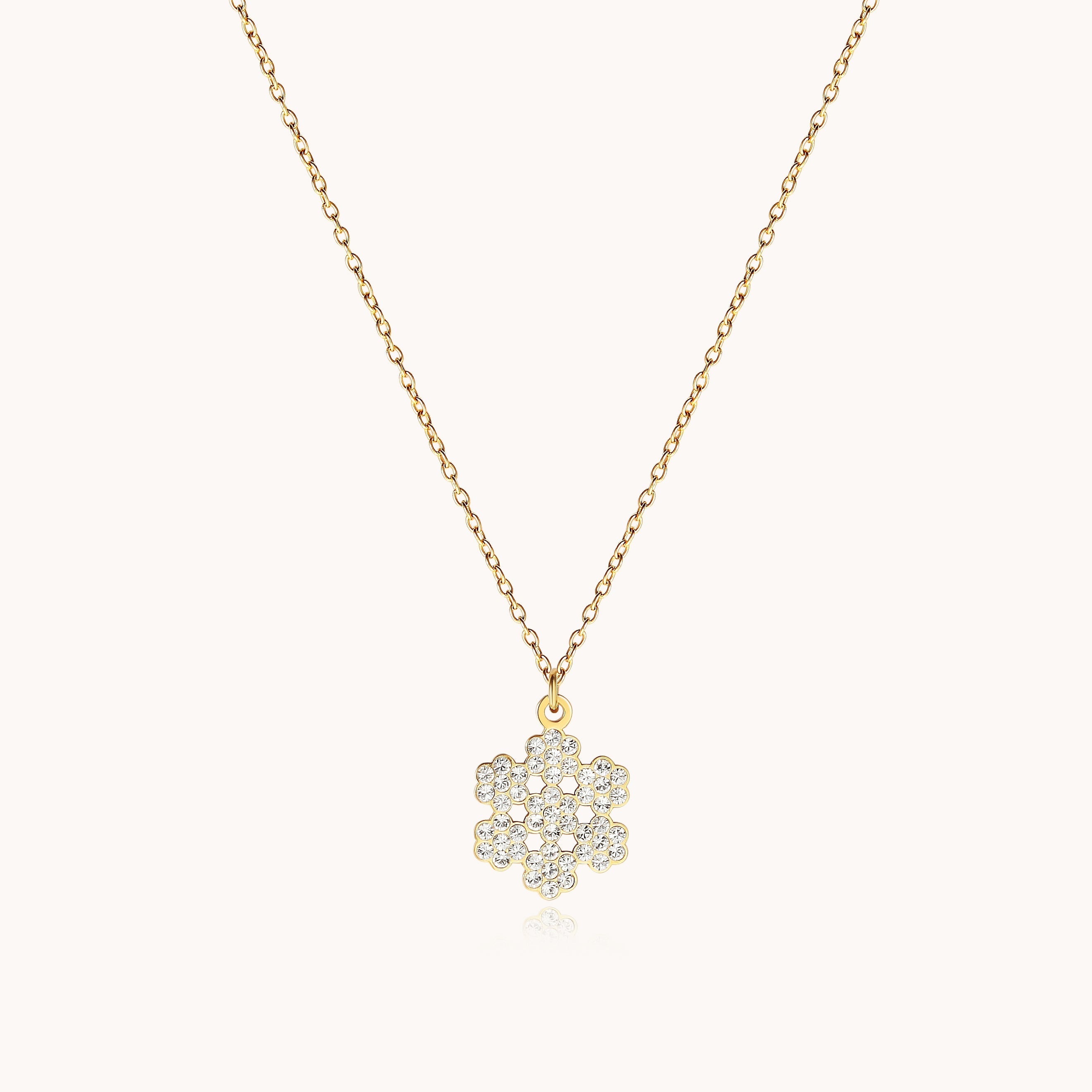 LG021 Snowflake Elegance Necklace