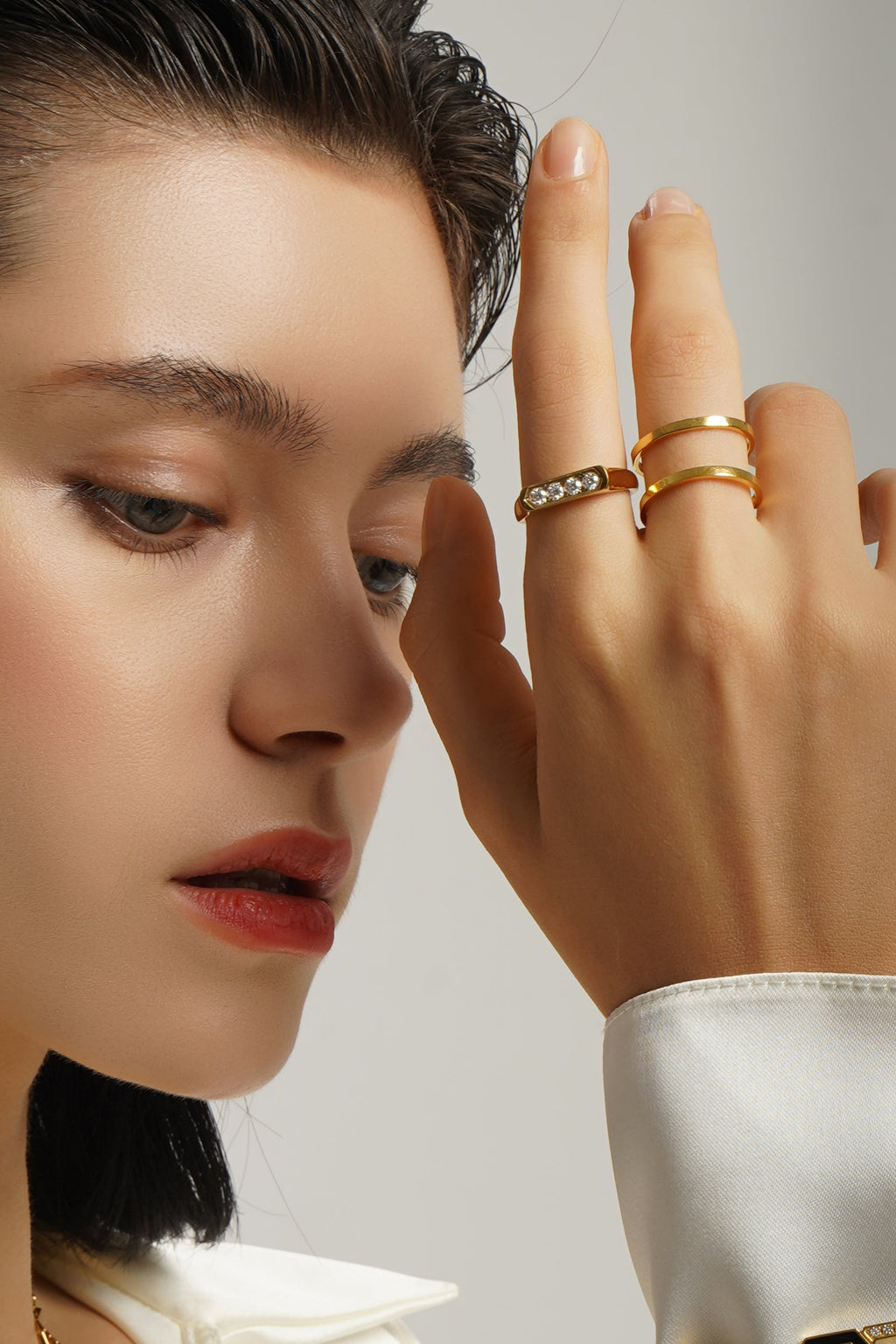 LG033 Double Chain Ring