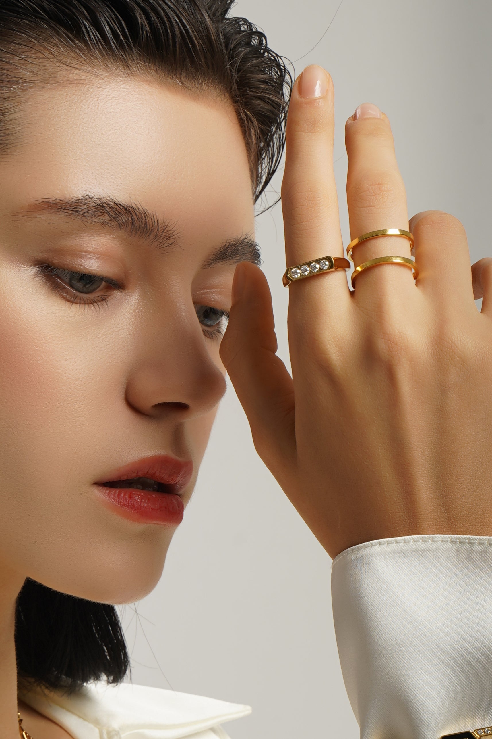 LG033 Double Chain Ring