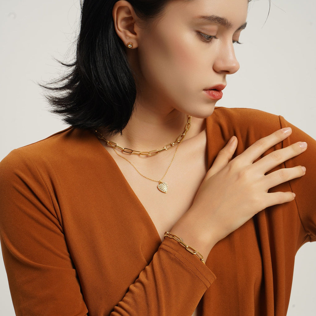 LG019 Radiant Heart Necklace