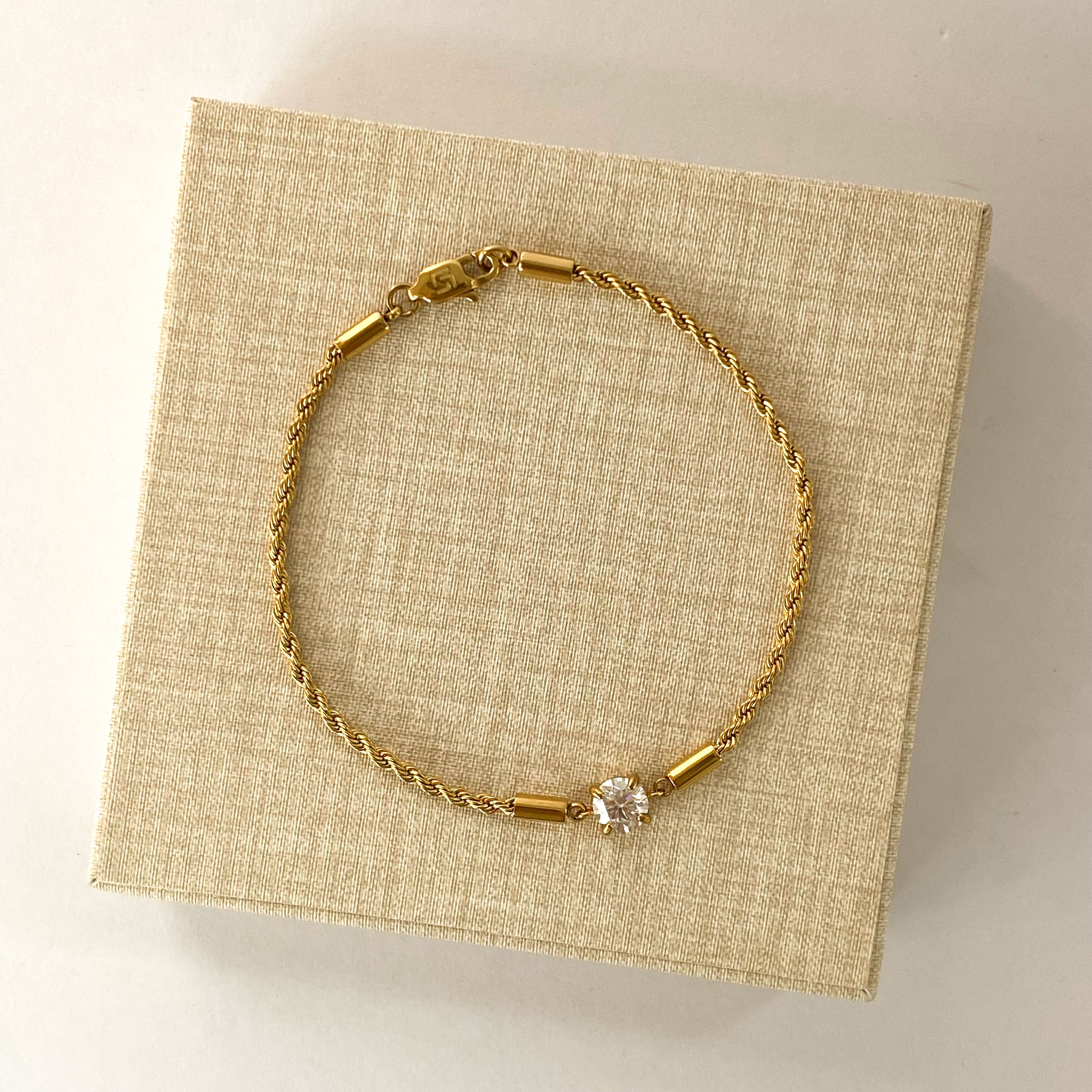 LG064 Y Shape Rope Chain Moissanite Necklace/Bracelet