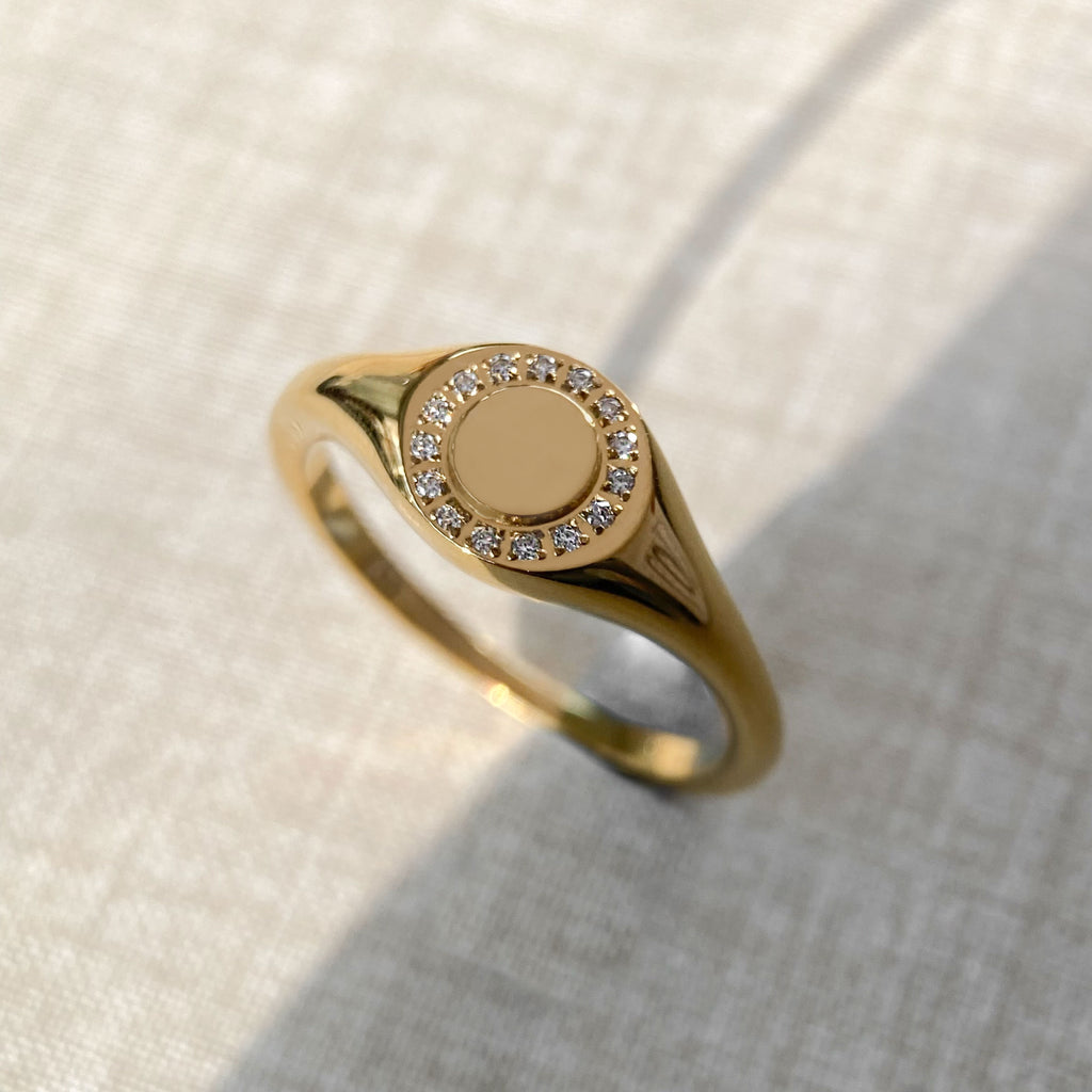 LG065 Moissanite Class Ring