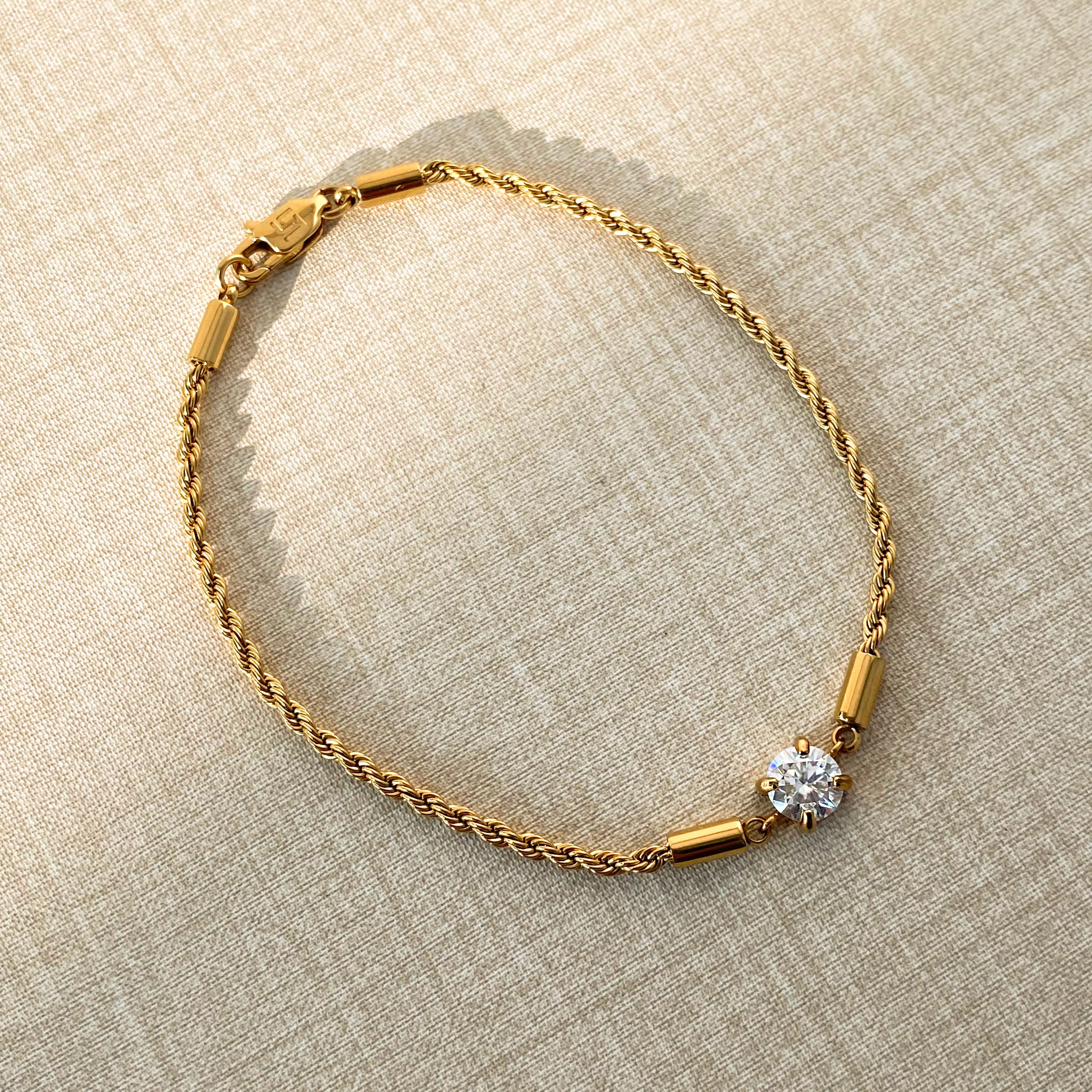 LG064 Y Shape Rope Chain Moissanite Necklace/Bracelet