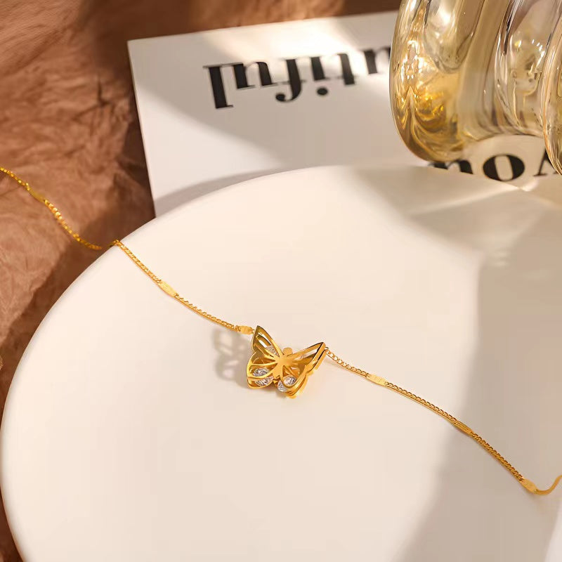 LG054 Moissanite Butterfly