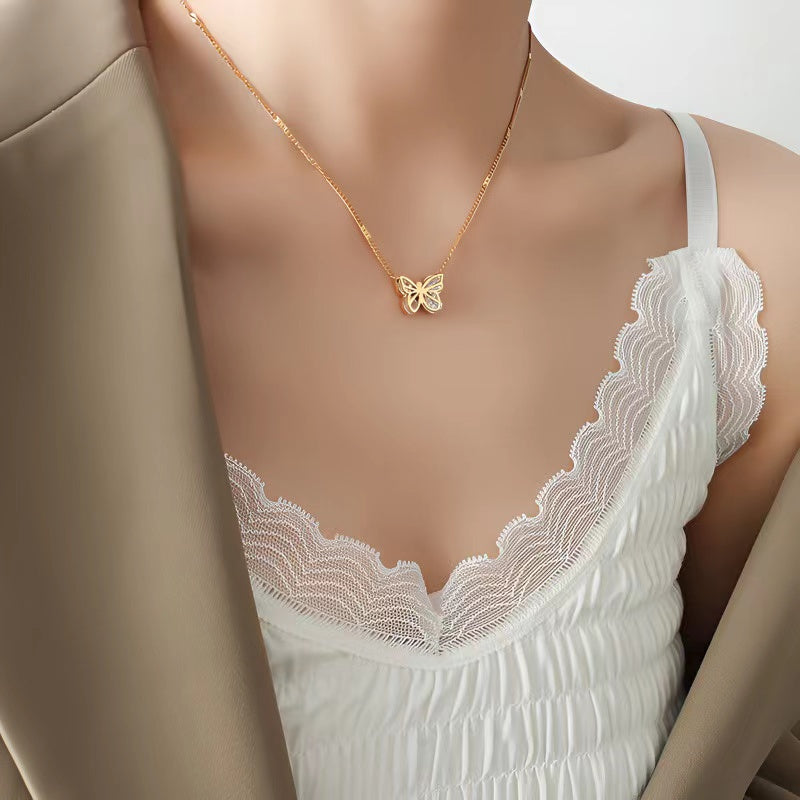 LG054 Moissanite Butterfly