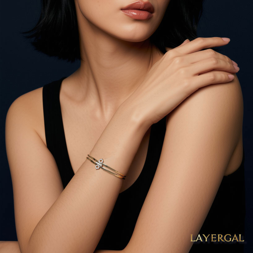 LG037 Bow of Grace Bangle