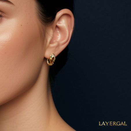 LG102 Lady Snake Earrings