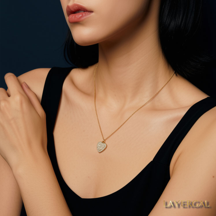 LG019 Radiant Heart Necklace