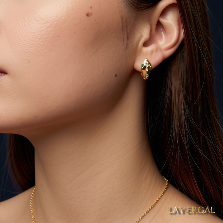 LG102 Lady Snake Earrings