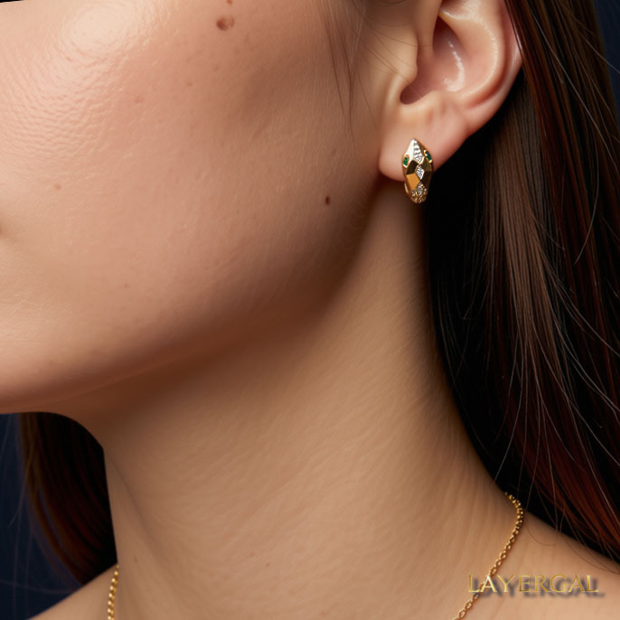 LG102 Lady Snake Earrings
