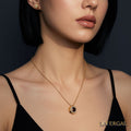 LG014 Hexa Spark Moissanite Pendant Necklace