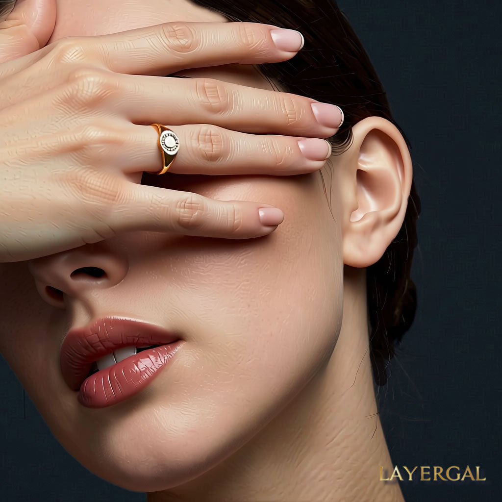LG065 Moissanite Class Ring