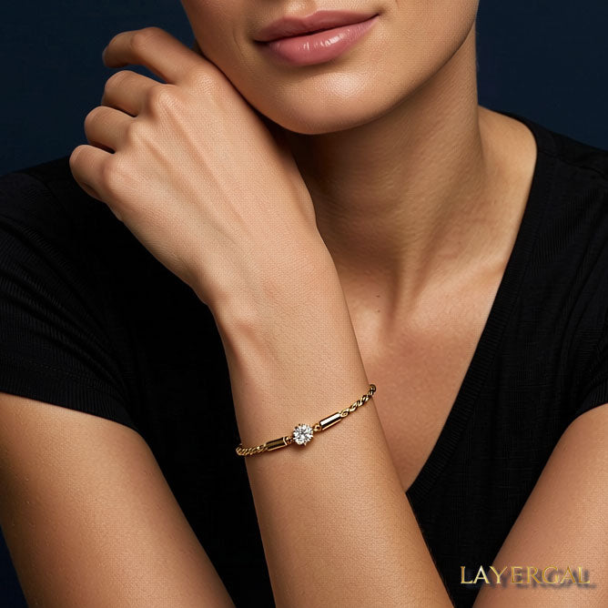 LG063 Double Y Rope Chain Moissanite Necklace/Bracelet