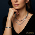 LG060 NK(4.5mm/6.5mm) Chain Necklace/Bracelet Set