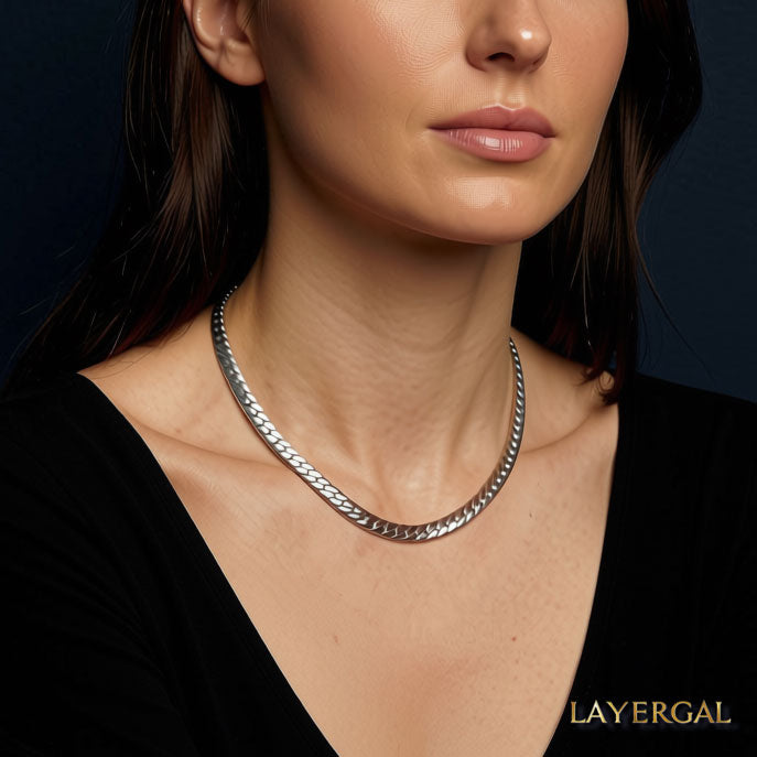 LG060 NK(4.5mm/6.5mm) Chain Necklace/Bracelet Set